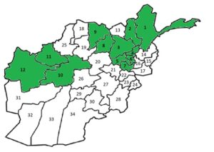 map afghanistan for Tajiks of Afghanistan