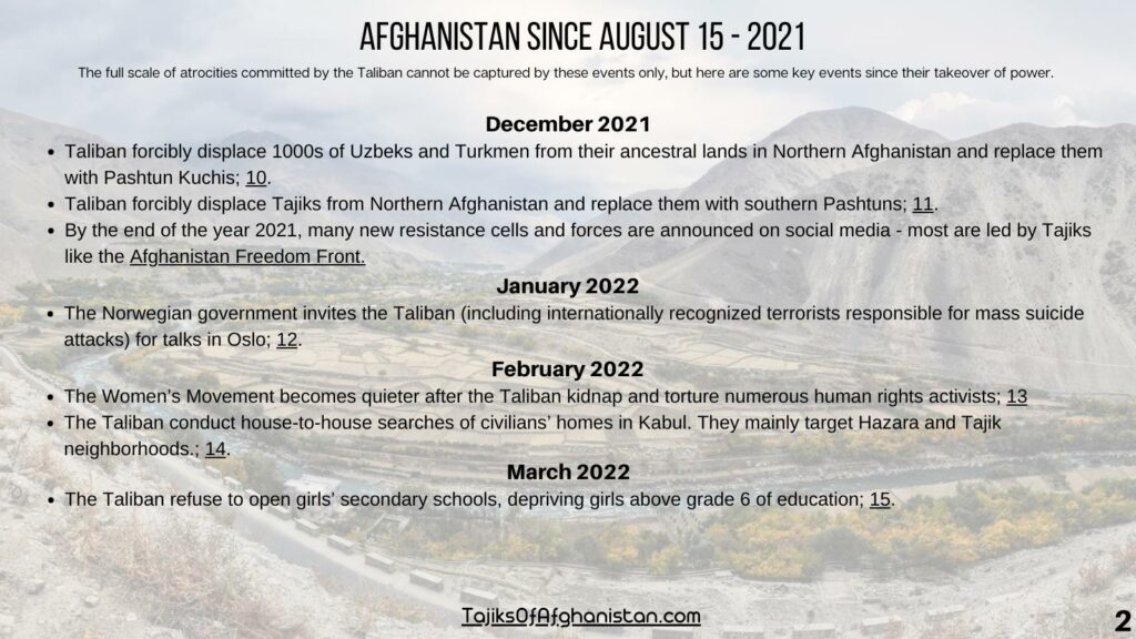 TL AFGHANISTAN SINCE AUGUST 15 - 2022 (2)